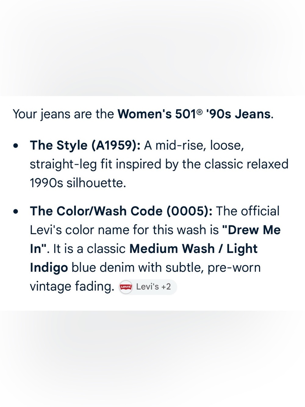 Levi’s 501 90’s Jeans - Picture 12 of 12